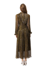 Burgundy Metallic Thread Ruched Waist Maxi Dress with Beaded Neckline SP10001