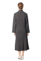 Turtleneck Dress & Long Knit Cardigan Two-Piece Set SP10097