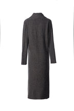 Turtleneck Dress & Long Knit Cardigan Two-Piece Set SP10097