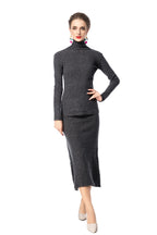 Camel Wool Blend Long Coat with Black Faux Fur Collar & Cuffs SP10113