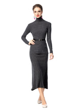Camel Wool Blend Long Coat with Black Faux Fur Collar & Cuffs SP10113