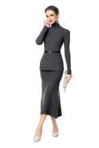 Camel Wool Blend Long Coat with Black Faux Fur Collar & Cuffs SP10113
