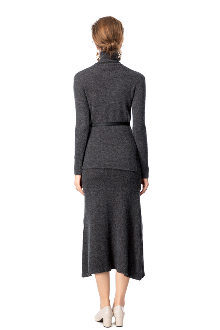 Camel Wool Blend Long Coat with Black Faux Fur Collar & Cuffs SP10113