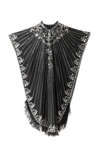 Silver Sequin Embellished Boho Kaftan Maxi Dress SP10068