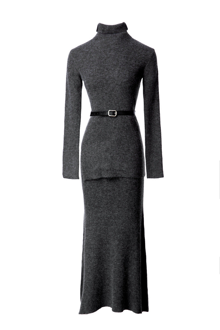 Camel Wool Blend Long Coat with Black Faux Fur Collar & Cuffs SP10113
