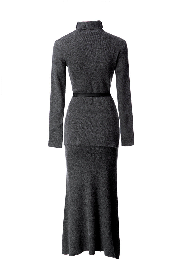 Camel Wool Blend Long Coat with Black Faux Fur Collar & Cuffs SP10113